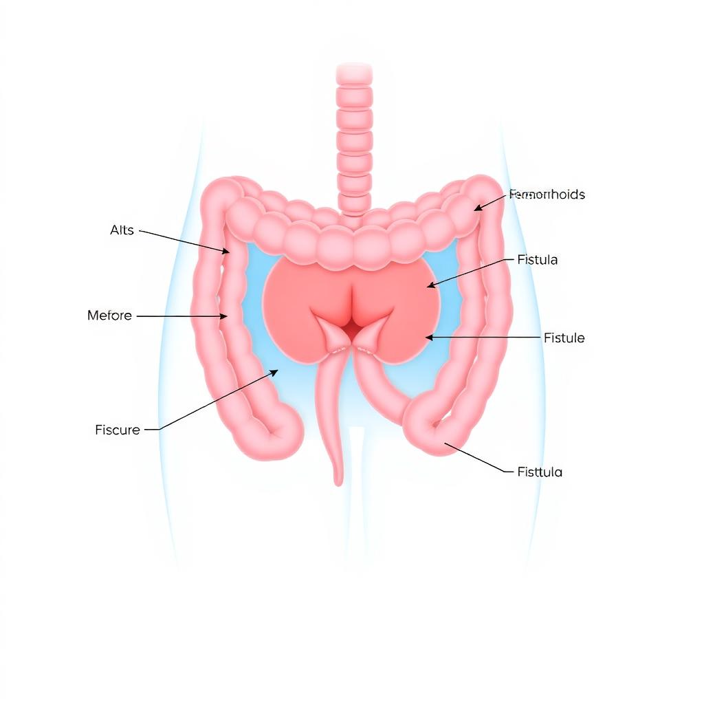 Laser device used for haemorrhoid, fistula and pilonidal sinus treatment